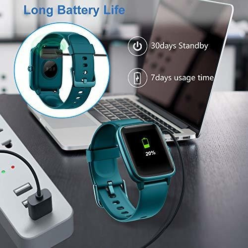 Imagen 3 de 8 de Reloj Smart Watch Para Teléfonos Android iPhone (verde)