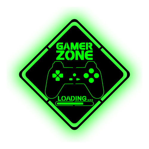 Velador Setup Game Zone Digitalfibro_neonled