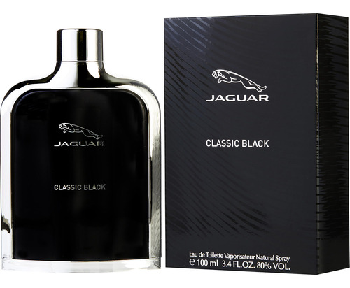 Perfume Jaguar Classic Black Edt En Spray Para Hombre 100 Ml