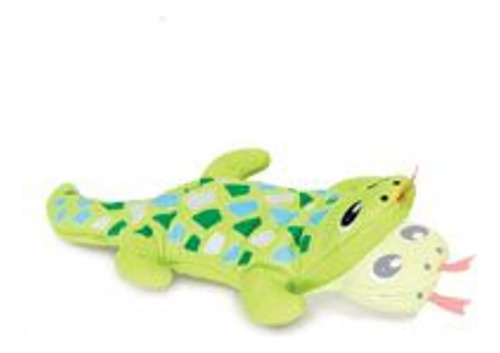Juguete Para Gatos Catit Electrónico Gecko Cocodrilo Catnip Color Verde