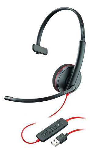 Auriculares Mono USB Blackwire C3210 USB-A Single Plantronics