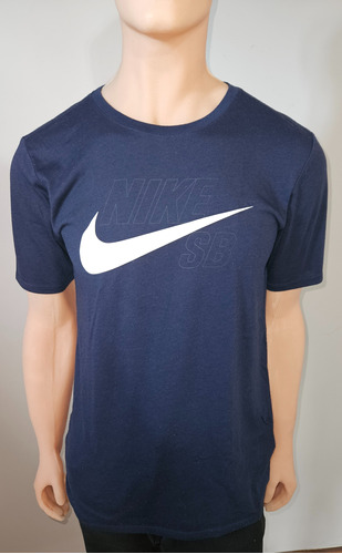 Remera Nike Sb Azul Oscuro (talle S)