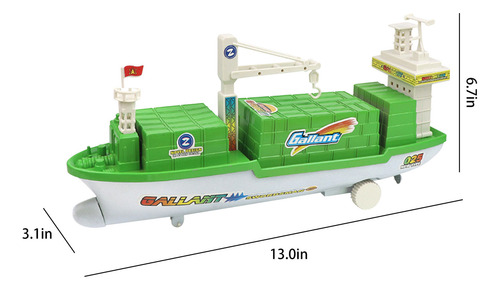 Gran Barco De Simulación, Barco De Carga, Coche De Juguete
