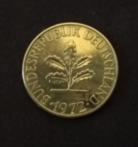 Moneda: Alemania 10 Pfennig 1972