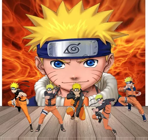 KIT COMPLETO NARUTO - PAINEL E DISPLAYS MDF