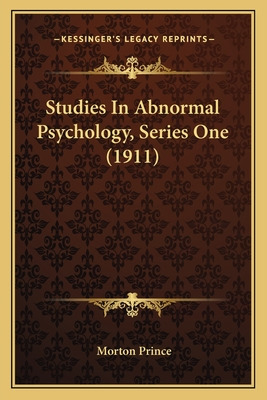 Libro Studies In Abnormal Psychology, Series One (1911) -...