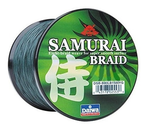 Daiwa Samurai Braid Bait, Verde, 40 Lb / 300 Yd