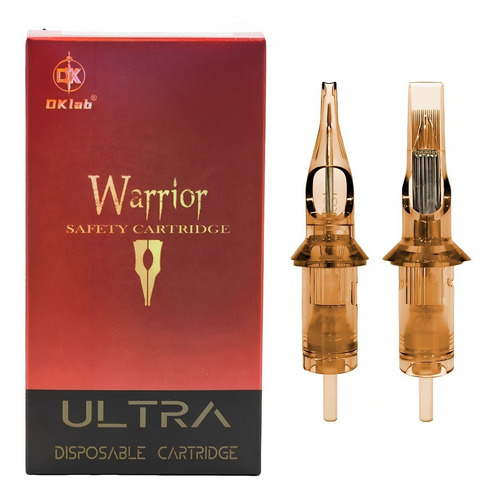 Cartucho Warrior 5 Unidades Dklab Para Tatuagem E Tattoo. Calibre Da Agulhas 10