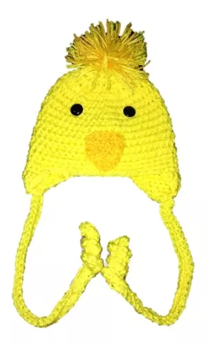 Gorro amarillo tejido a mano -  México