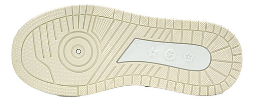 Zapatilla Mujer Blanco Beige Vestir Fiesta Magic Gummi