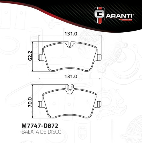 Balata Disco Delantera Mercedes Benz Slk200 C280 2006-2012