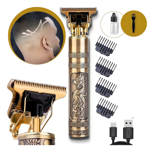 Maquina Clipper De Cortar Cabelo Barba Maquininha Pézinho