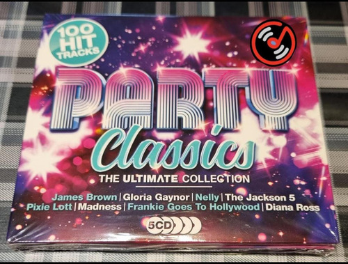 Party Classics - 5 Cds 100 Hits - Compilado Importado Nuevo 