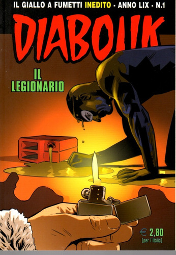 Diabolik Anno Lix N° 1 - Il Legionario - 132 Páginas - Em Italiano - Editora Astorina - Formato 12 X 17 - Capa Mole - 2020 - Bonellihq Cx478 A23