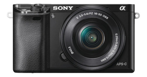 Sony Cámara Con Montura E Y Sensor Aps-c Ilce-6000l Color Negro