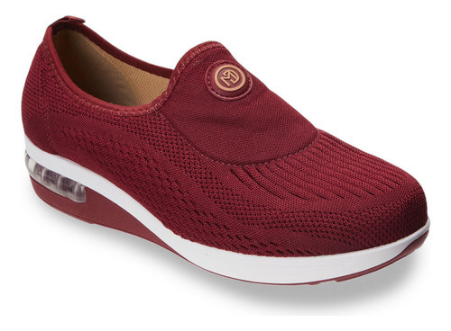 Tênis Feminino Em Material Têxtil Slip On Modare