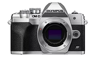 Cuerpo De Cámara Olympus Om-d E-m10 Mark Iv Body 20mp -plata Color Negro