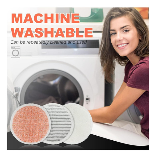Almohadillas De Reemplazo Para Bissell Spinwave Mop: 16 Para