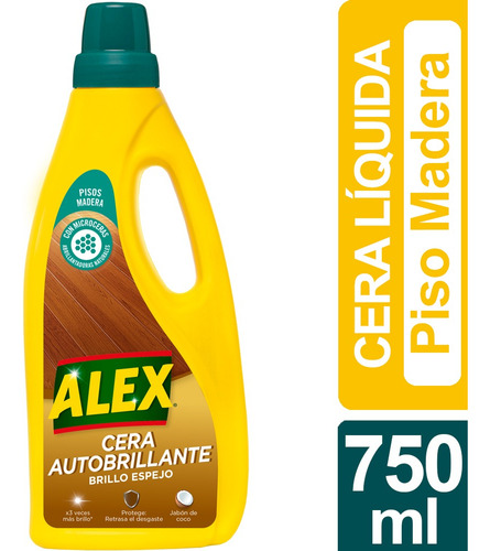 Alex Cera Autobrillante Para Pisos De Madera 750ml