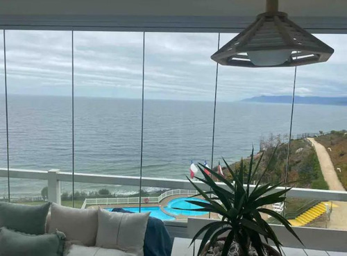 Gran Departamento 3d, Insuperable Vista Al Mar, Costa Quilen