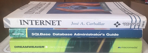 Libros - Lote De 3 Libros De Tecnología Varios Titulos