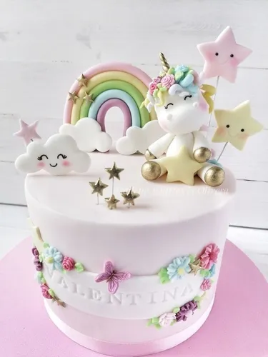 Adorno Para Torta Unicornio  