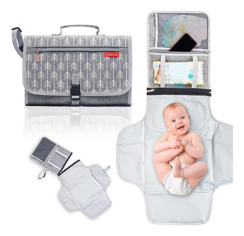 Kiddycare Cambiador De Pañales Portátil - Cambiador Portátil