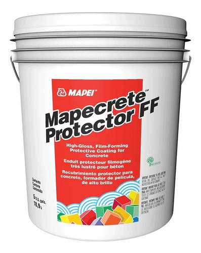 Mapecrete Protector Ff Rec Alto Brillo Para Concreto Lit 19l