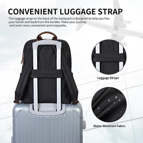 Mochila Para Portátil De Mujer Para 15 Cuadernos, Trabajo Y