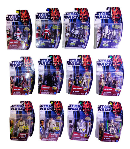 Star Wars -galactic Battle Game-( 12 Pack ). 3.75¨-c21