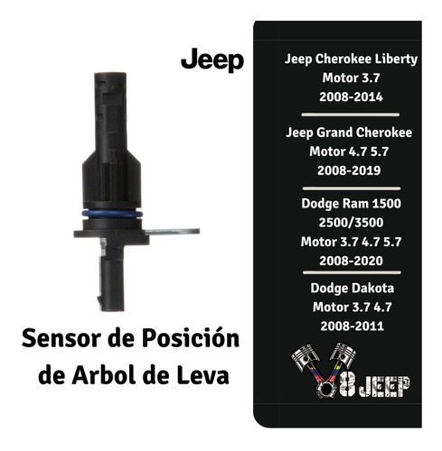 Sensor Posición De Árbol De Leva Jeep Cherokee Liberty 2008