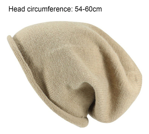 Gorro De Punto Cálido Para Hombre Y Mujer, De Punto Liso, Ca