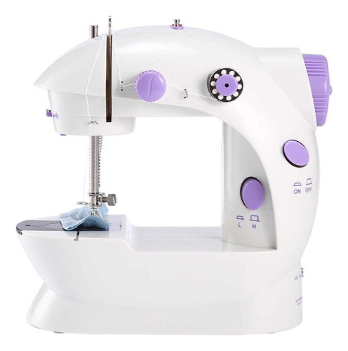 Mini Maquina De Coser Portatil Sewing Machine Color Blanco