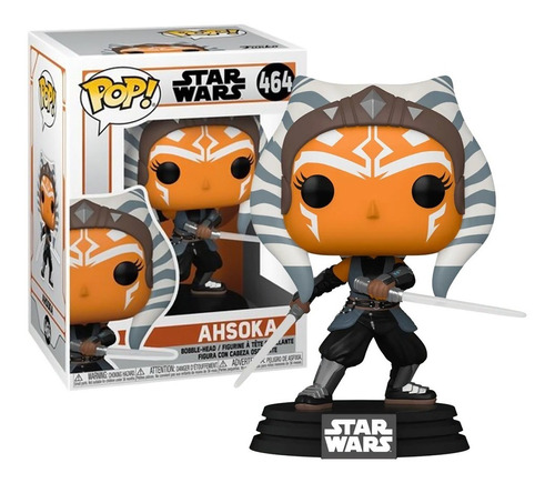 Boneco Funko Pop Ahsoka 464 Sabres De Luz Star Wars Original