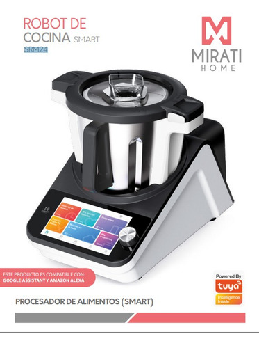 Chef Robot De Cocina Smart Wifi & App Touch 700 Recetas Negr