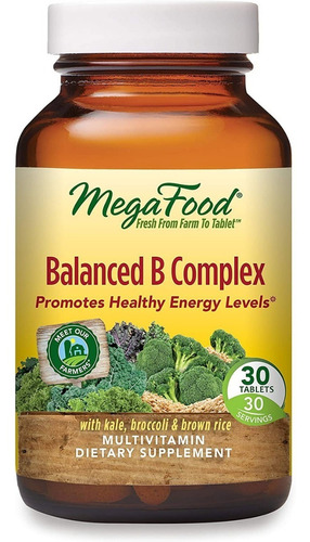 B-complex 30tab Megafood - Unidad a $10099