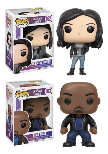 Pack Jessica Jones + Luke Cage | Funko Pop! | Marvel Unicos