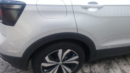 Imagem 4 de 12 de T-cross Highline 1.4 Tsi Flex 2021 Prata Un Dono Gar Fabr