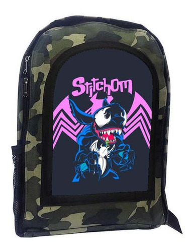 Mochila Camuflada Stitch A39