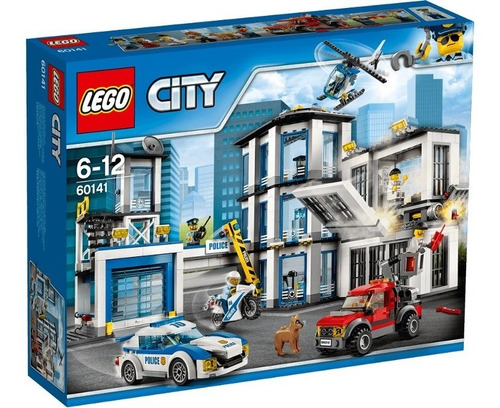 Brinquedo Blocos De Montar Lego Esquadra De Policia 60141