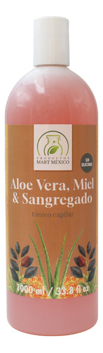 Tónico Capilar De Sangregado, Aloe Vera & Miel (1 Litro)