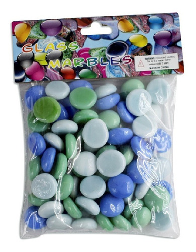 Imagen 1 de 3 de Gemas De Vidrio En Bolsa Pvc