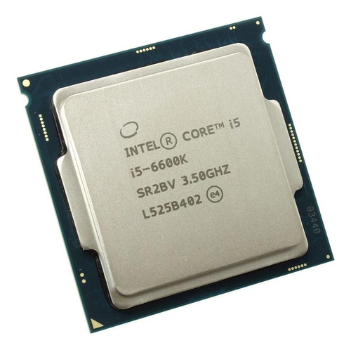 Procesador gamer Intel Core i5-6600K CM8066201920300  de 4 núcleos y  3.9GHz de frecuencia con gráfica integrada