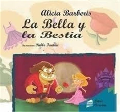 Bella Y La Bestia, La - Cursiva - Pantuflas Alicia Barberis
