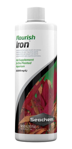 Fertilizante Seachem Flourish Iron 500ml Plantados Hierro