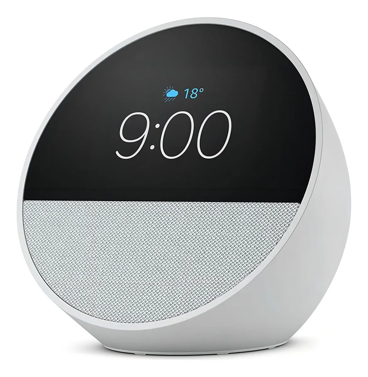 Amazon Echo Spot Bocina Inteligente 2024 Alexa Color Blanco