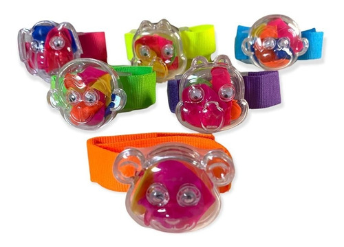 Brazalete Para Guardar Cosas Con Globitos Souvenir 20 Unids