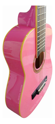 Violao Rosa Pink Barbie Ótimo Preço! Criança Aprender Música