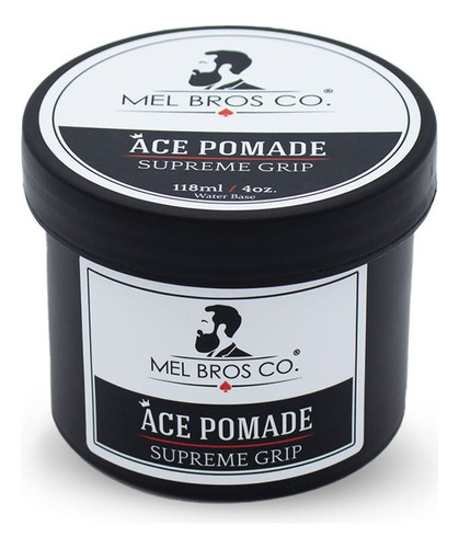 Ace Pomade Supreme Grip 4oz - Biotina Queratina Pantenol