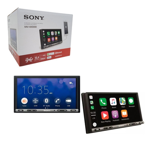 Estéreo De Pantalla Sony Xav-ax3000 Carplay Android Waze Bt